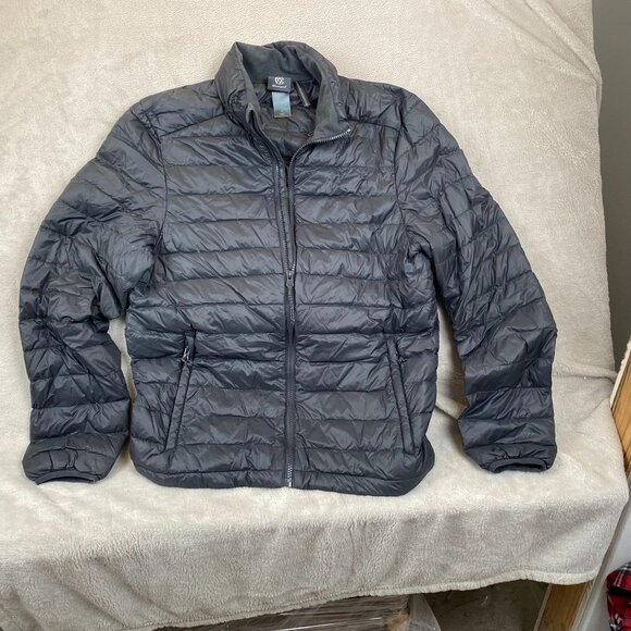 Champion Men's Down Puffer Jacket Size S Black Down & Feather - Picture 14 of 15